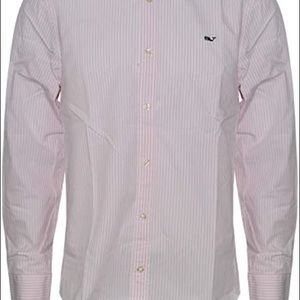 Vineyard Vines Pink Checkered Slim Fit Button Down